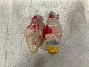 Vintage handblown Christmas ornaments