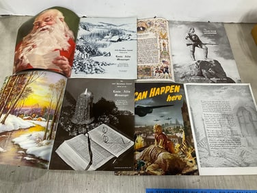 Vintage WWII Christmas books by Lous Allis Messenger