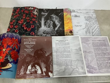 Vintage WWII Christmas books by Lous Allis Messenger