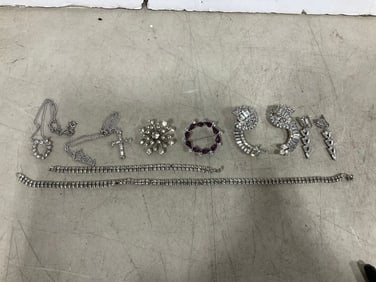 Rhinestone costume jewelry