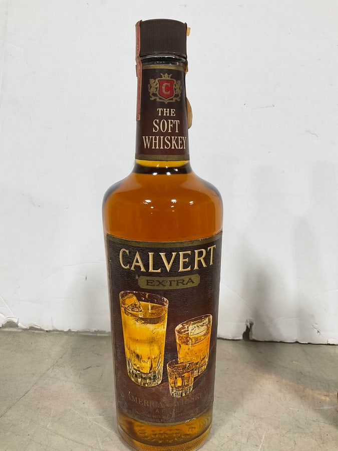1960's Calvert extra soft whiskey(750mL) (1 of 1)