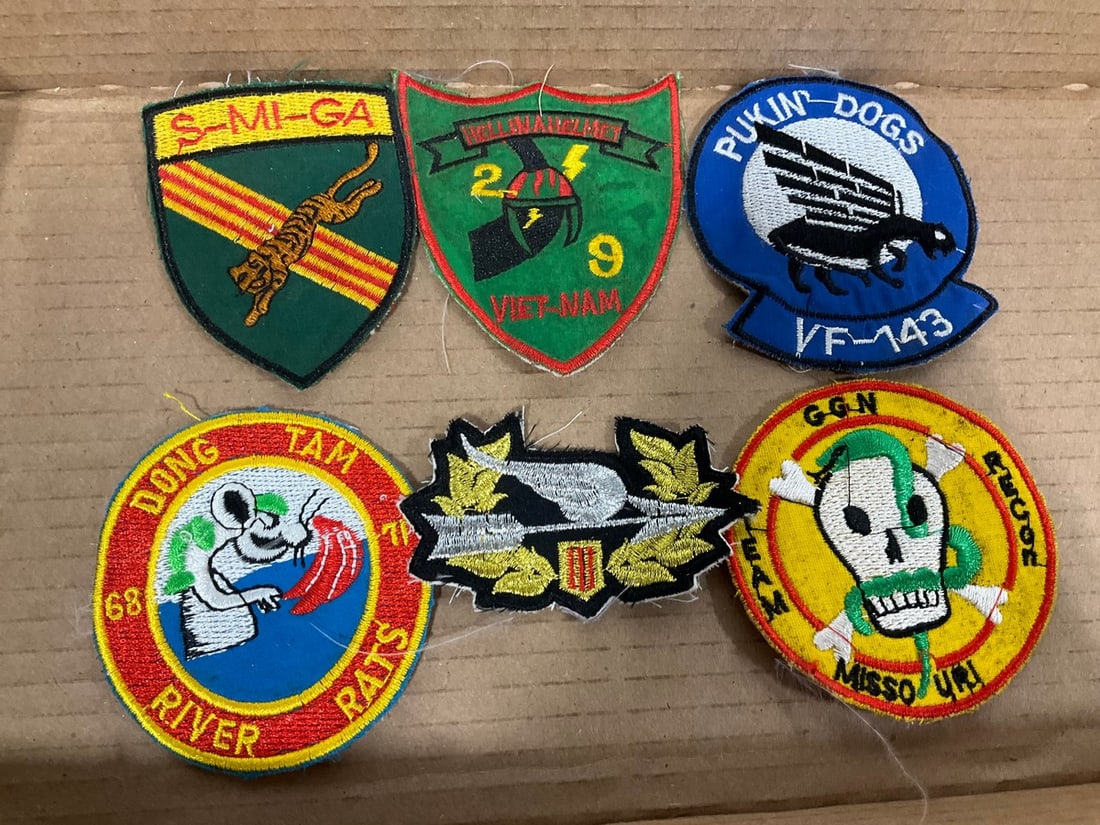 Original Vietnam War Theater Patches: Original Vietnam War Theater Patches