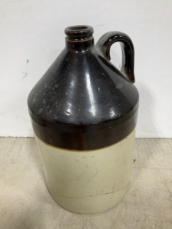 Vintage Stoneware Jug (12in Tall): Vintage Stoneware Jug (12in Tall)