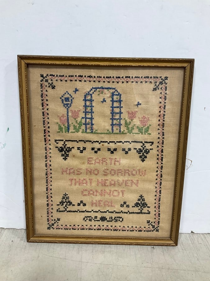Vintage Sampler (11inx13in) (1 of 1)