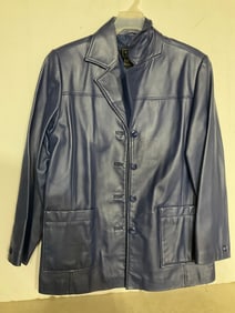Terry Lewis Leather Jacket (Size: Medium)