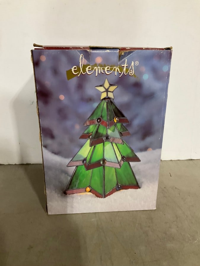 Elements Christmas Tree Electric Light (10.5in Tall): Elements Christmas Tree Electric Light (10.5in Tall)