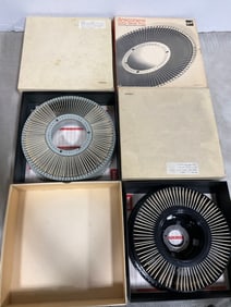 Early 1970s Anscorama 100-Slide Trays *some with slides*