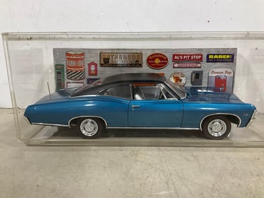 1967 Chevtrolet Impala Diecast Model In Case