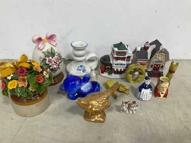 Ceramic Houses, Candle Holders, Floral Decor, and more