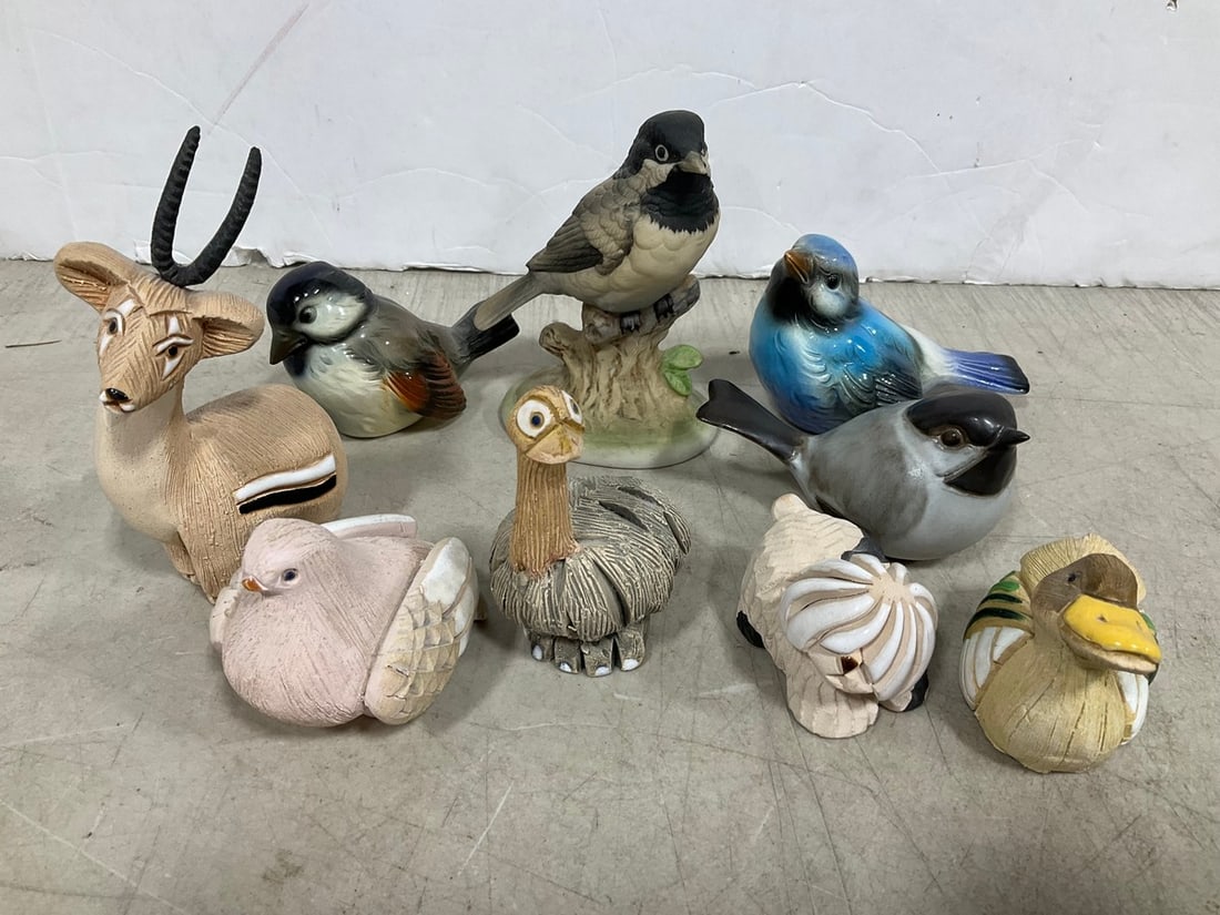 Various Animal Figurines (Goebel, Lefton, and more): Various Animal Figurines (Goebel, Lefton, and more)