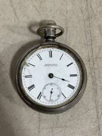Franks Mead Railroad Perth Amboy, NJ Pocket Watch