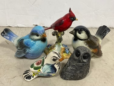 Ceramic Bird Figures