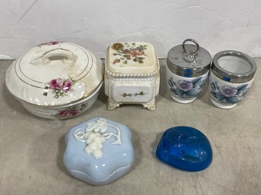 Various Ceramic Trinket Boxes