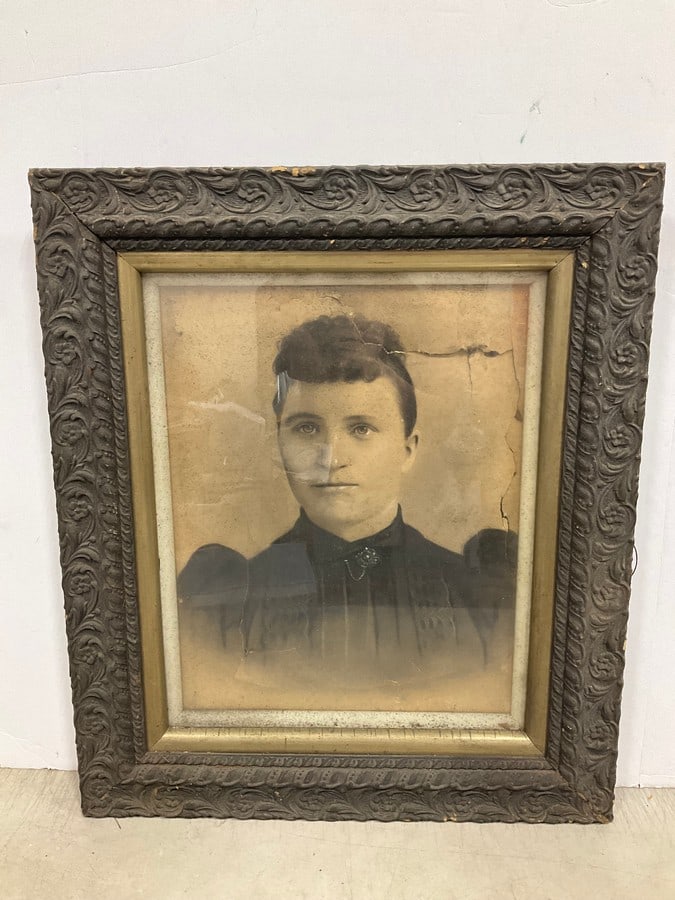 Framed Vintage Portrait Photograph (23inx27in) (1 of 1)