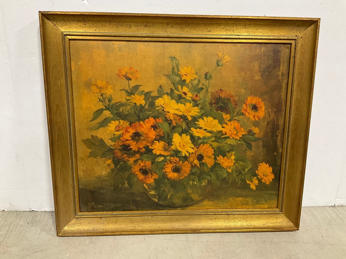 Framed Floral Artwork (13.5inx17in) (1 of 1)