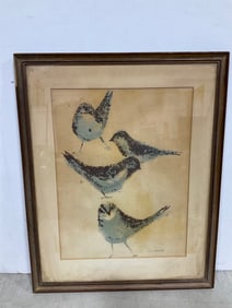 Framed and Signed Artwork (16.75inx21in)