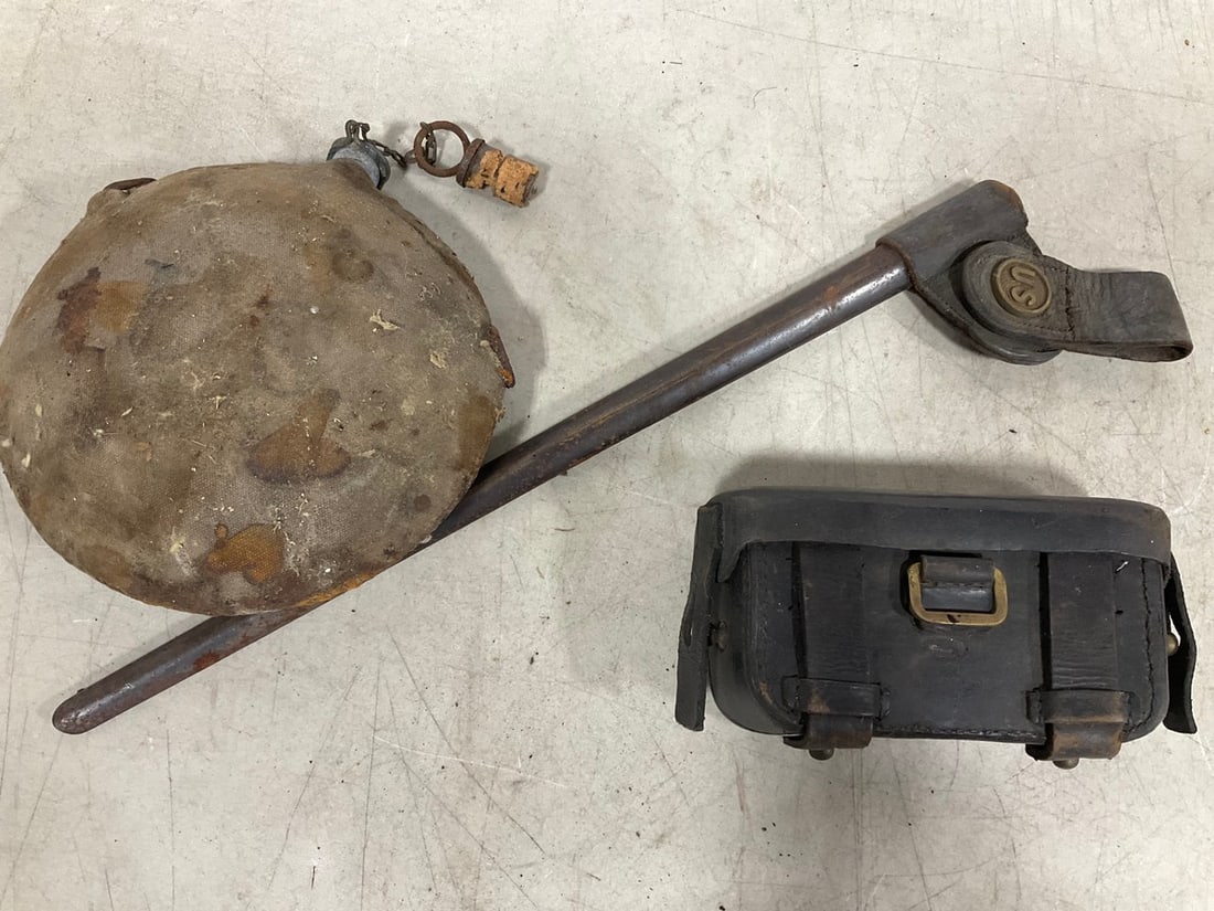Civil War Ammo Pouch, Canteen, and more (1 of 1)
