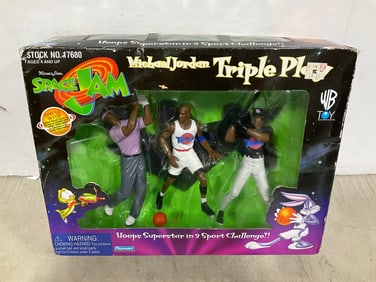 Space Jam Michael Jordan triple play collectible(new in box)
