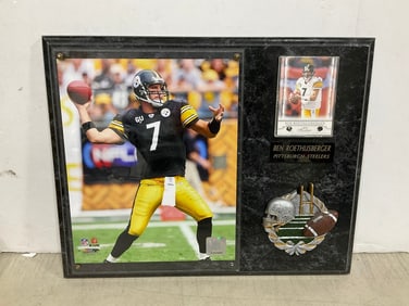 Ben Roethlisberger wall plaque(12in.x15in.)