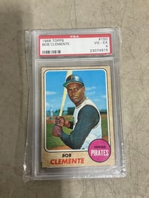 Topps 1968 Bob Clemente graded card