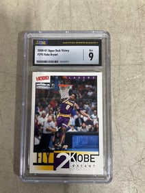 Kobe Bryant Upper Deck Victory graded card