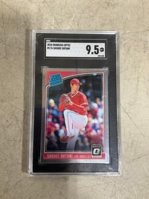 2018 Shohei Ohtani rated rookie graded card