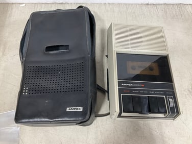 Vintage Ampex Micro9 and case