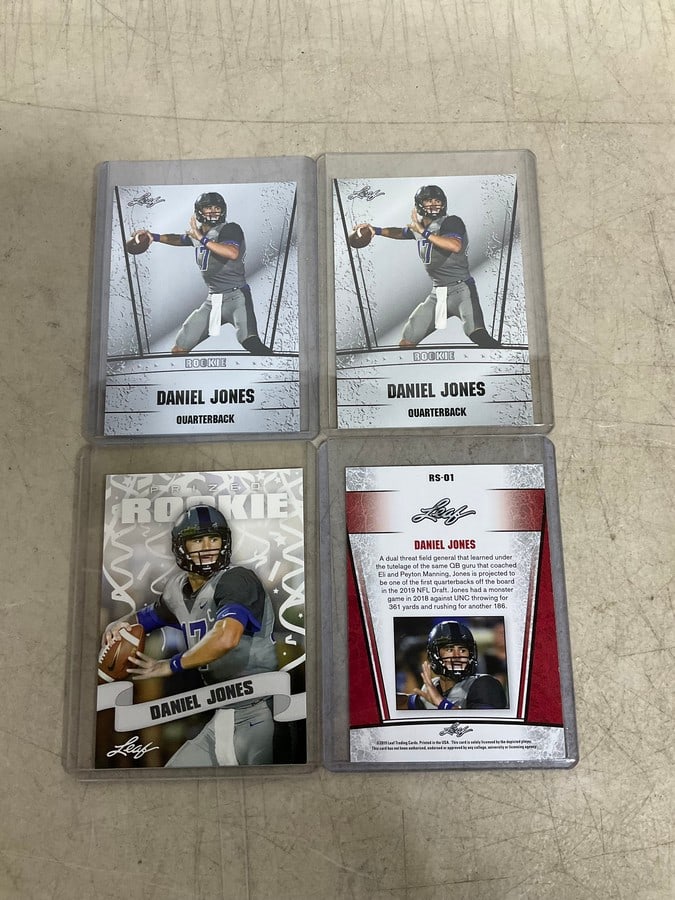 Daniel Jones collectible cards (1 of 1)