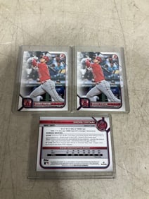 Shohei Ohtani collectible cards in cover
