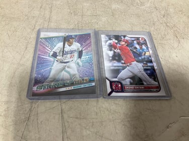 Shoehei Ohtani collectible cards in covers