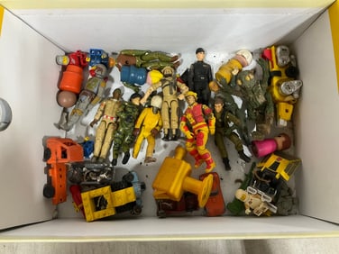 Vintage children's toys(military figures, Legos, and more)