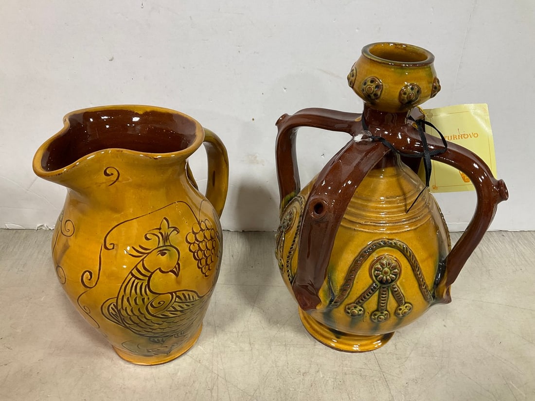 Ceramic Turnovo Ceramic Jug and Pitcher: Ceramic Turnovo Ceramic Jug and Pitcher