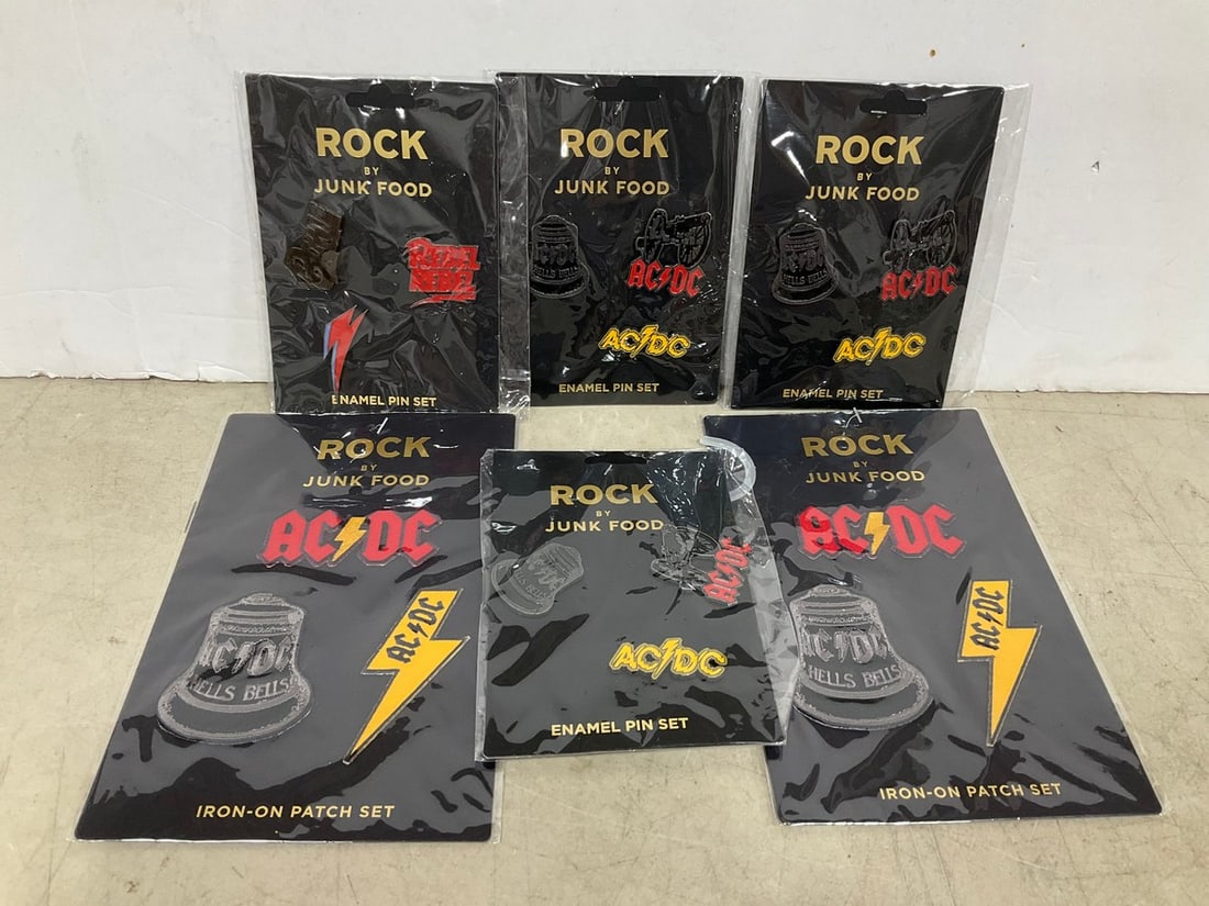 ACDC Pins, and Iron on Patches: ACDC Pins, and Iron on Patches