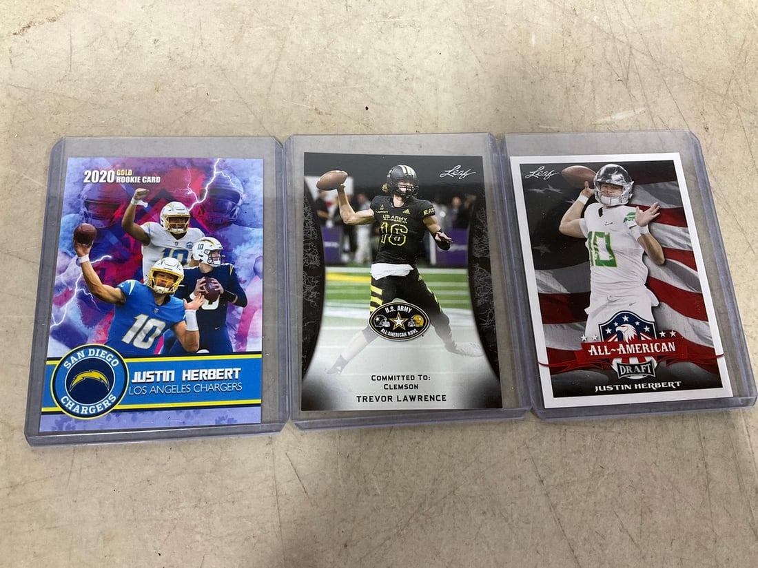 Collectible Baseball Cards (Trevor Lawrence, Justin Herbert, and more) (1 of 1)