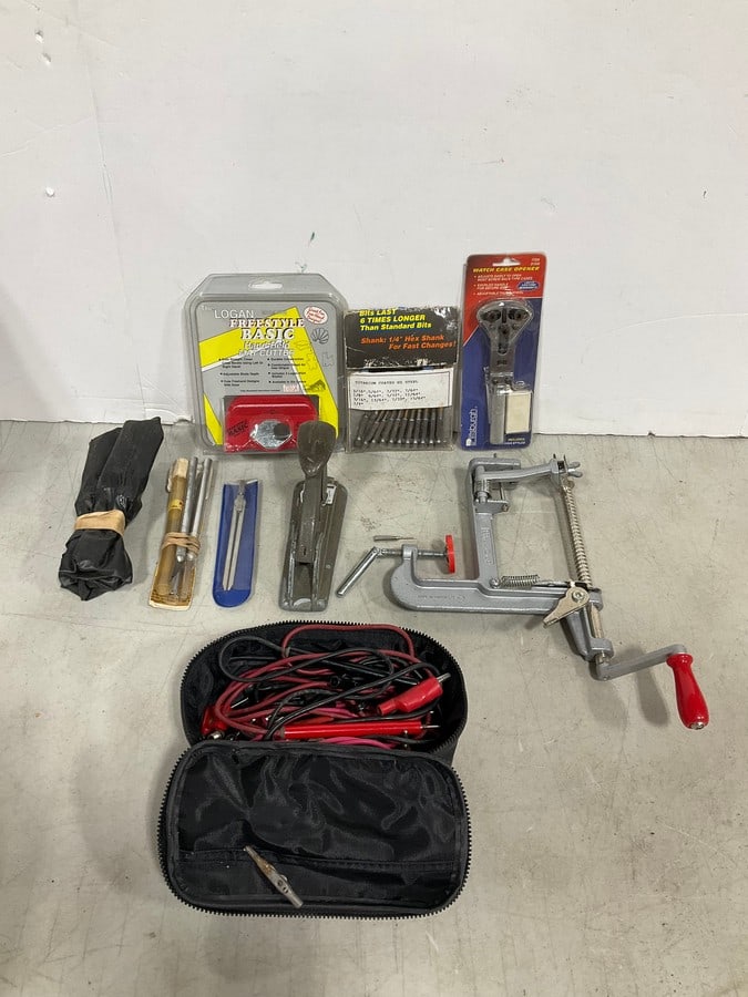 Various tools(Hand held mat cutter, watch case opener, plane, and more) (1 of 1)