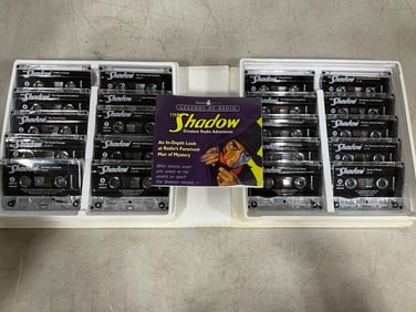 Legends of Radio The Shadow casette tape set