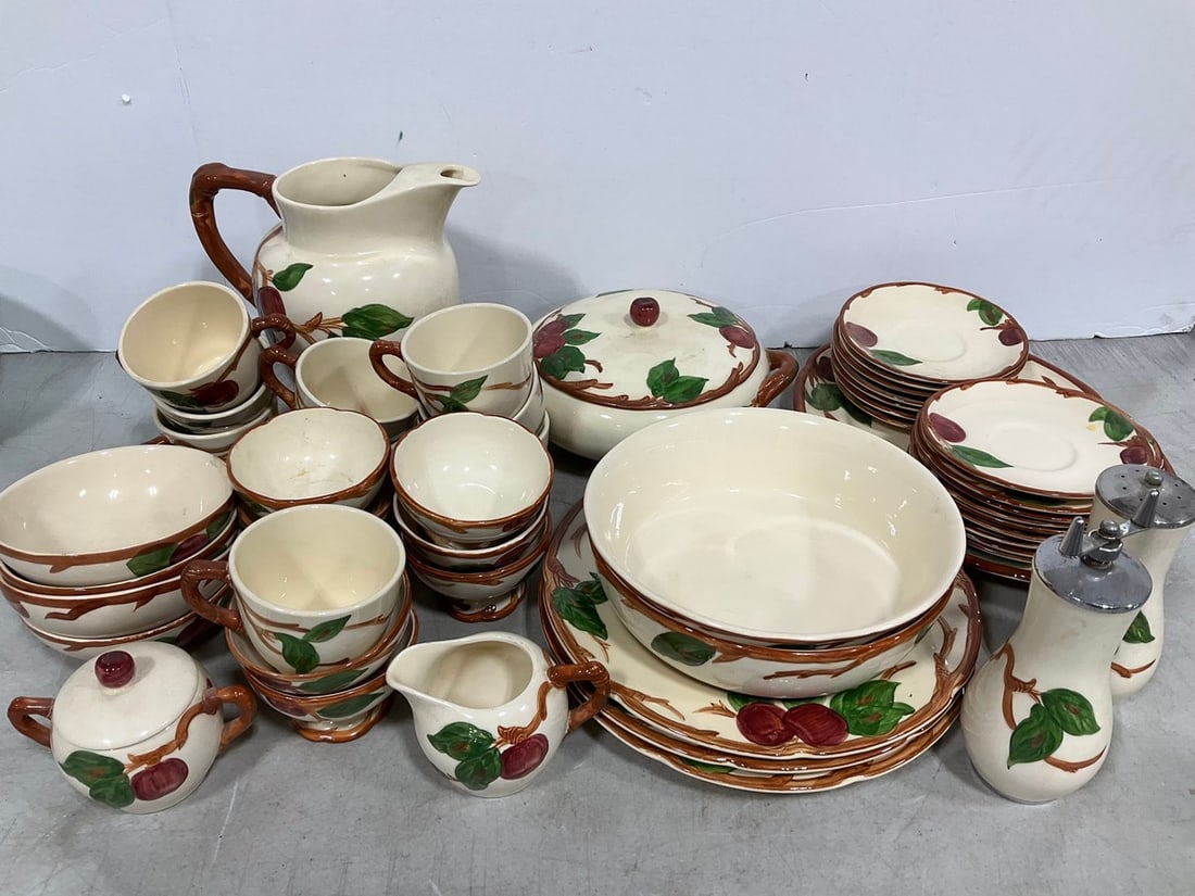 Franciscan earthenware set(plates, bowls, platter, pitcher, and more-tallest 9in.) (1 of 1)
