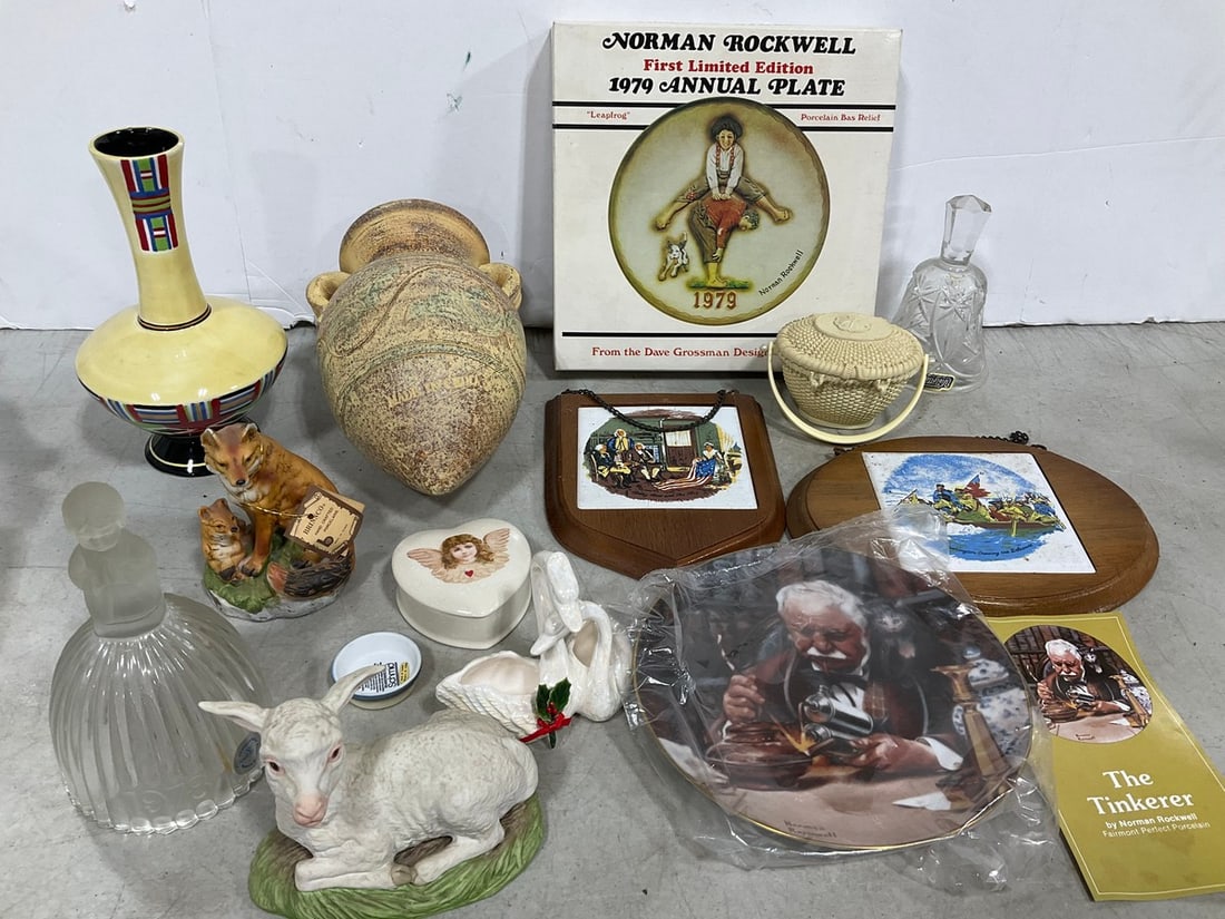 Norman Rockwell Plates, Wall Decor, Ceramic Figures, and more (1 of 1)