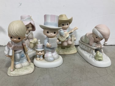 Various Precious Moments Ceramic Figures (Tallest - 5.5in)
