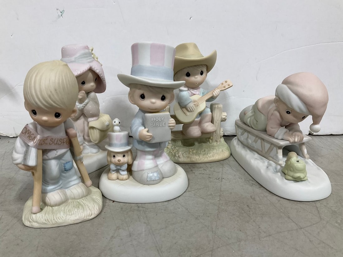 Various Precious Moments Ceramic Figures (Tallest - 5.5in) (1 of 1)