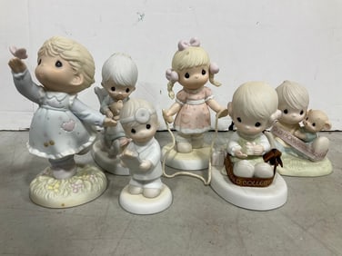 Various Precious Moments Ceramic Figures (Tallest - 5.5in)