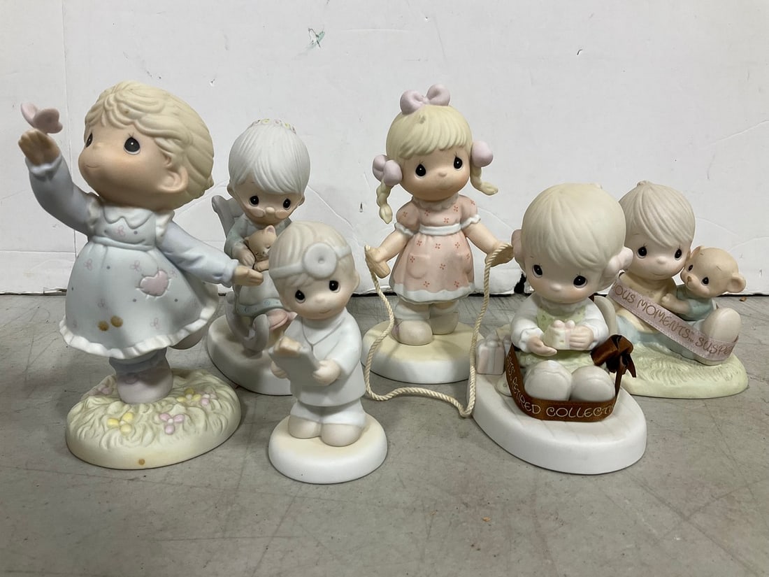 Various Precious Moments Ceramic Figures (Tallest - 5.5in) (1 of 1)