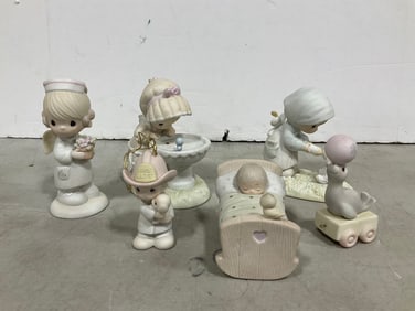 Various Precious Moments Ceramic Figures (Tallest - 5.5in)