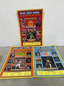 1990 MLB poster books(poster prints with signatures inside)