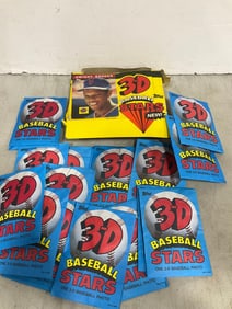 Topps 3D baseball stars 3-D baseball photos