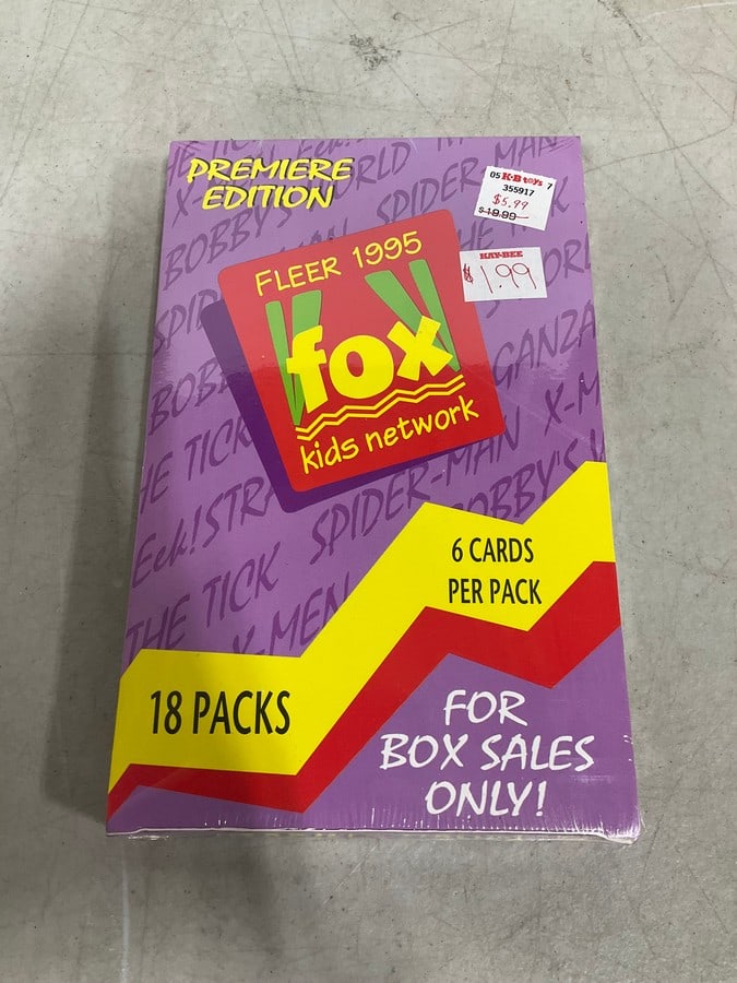 Fleer 1995 Fox kids network collectible cards(sealed-18 packs/6 cards per pack): Fleer 1995 Fox kids network collectible cards(sealed-18 packs/6 cards per pack)