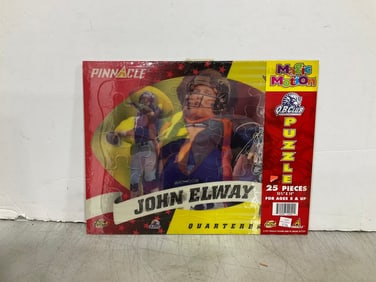 John Elway magic motion puzzle(sealed-25 pieces)