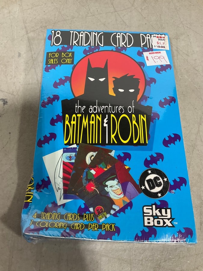 The Adventures of Batman and Robin skybox(18 trading card pacls-sealed): The Adventures of Batman and Robin skybox(18 trading card pacls-sealed)