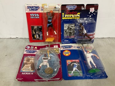 Starting Lineup Collectibles (Rusty Greer, Joe Morgan, and more)