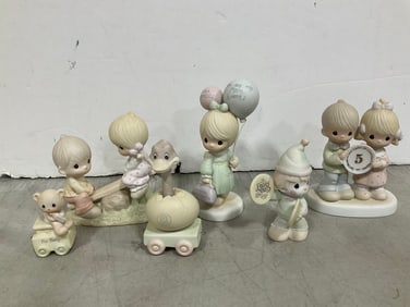 Various Precious Moments Ceramic Figures (Tallest - 6.5in)